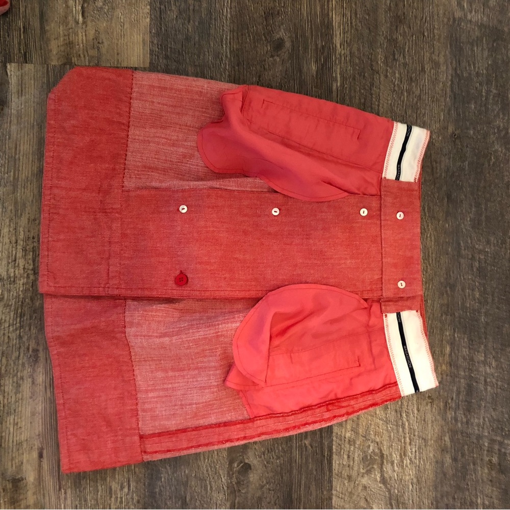 Magaschoni Red skirt no size but added measurements EUC - Picture 5 of 10